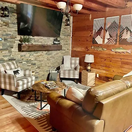 Cozy Creekside Cabin Waynesville Exterior foto