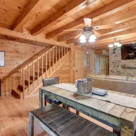 Cozy Creekside Cabin Waynesville Exterior foto